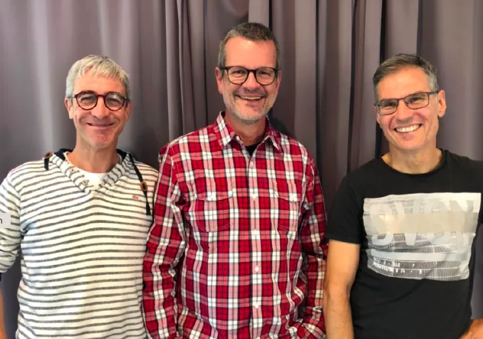 De g. à d. : Casimir Gabioud, Didier Suter et Stéphane Rouèche.