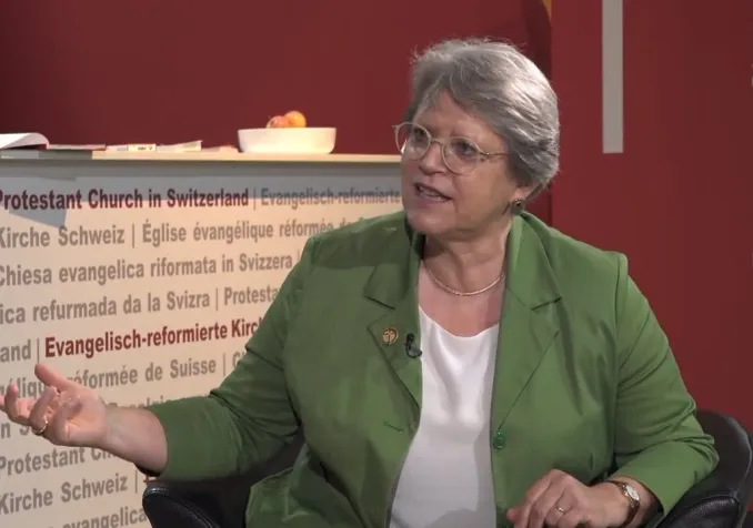 Rita Famos, présidente de l'EERS ©RTSreligion