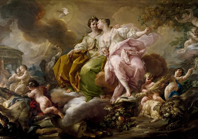 Corrado Giaquinto: Justice et Paix