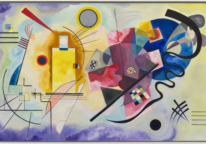 Wassily Kandinsky, Jaune-Rouge-Bleu (Musée National d'Art Moderne, Paris) Wassily Kandinsky, Jaune-Rouge-Bleu (Musée National d'Art Moderne, Paris)