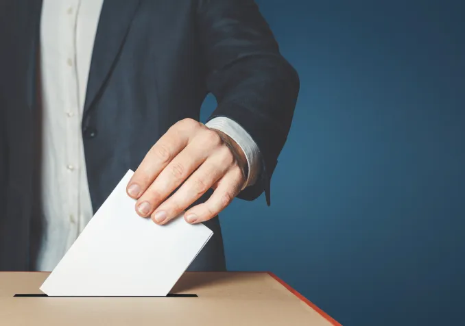 Quelle est la responsabilité de l’Église en politique? Stock