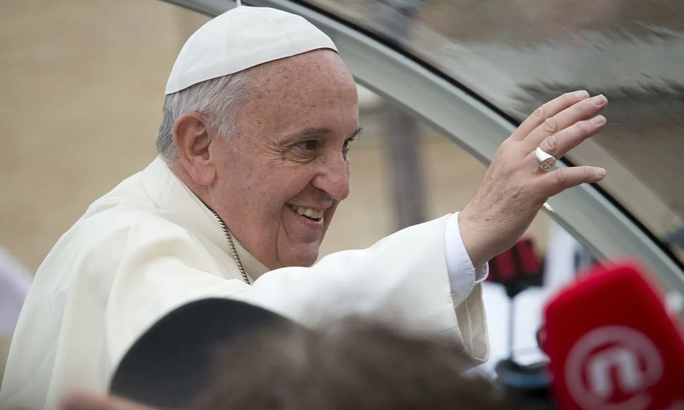 Le pape François en 2014 ©Aleteia Image Department, CC BY-SA 2.0 Wikimedia Commons