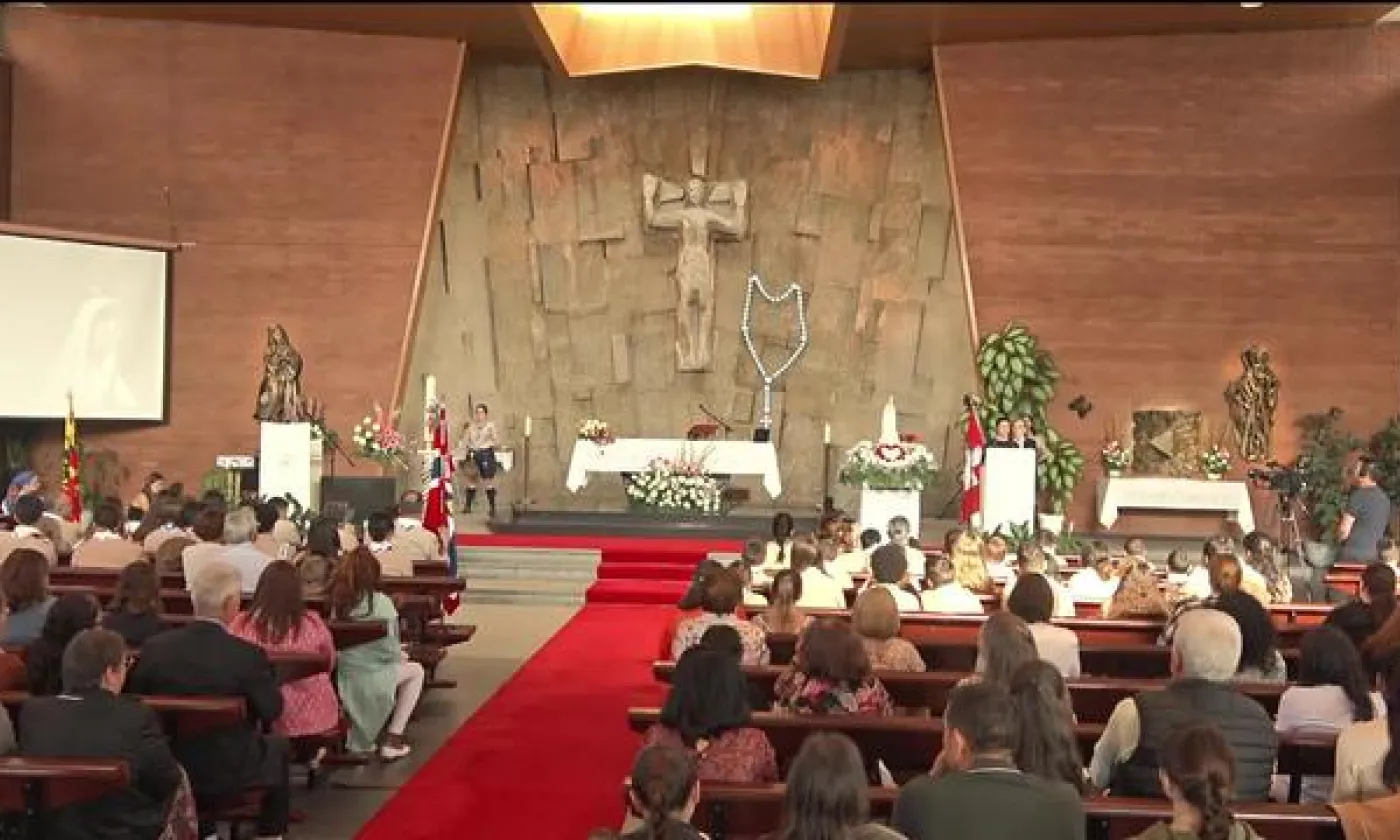 Messe de l'église Sainte-Clotilde à Genève
