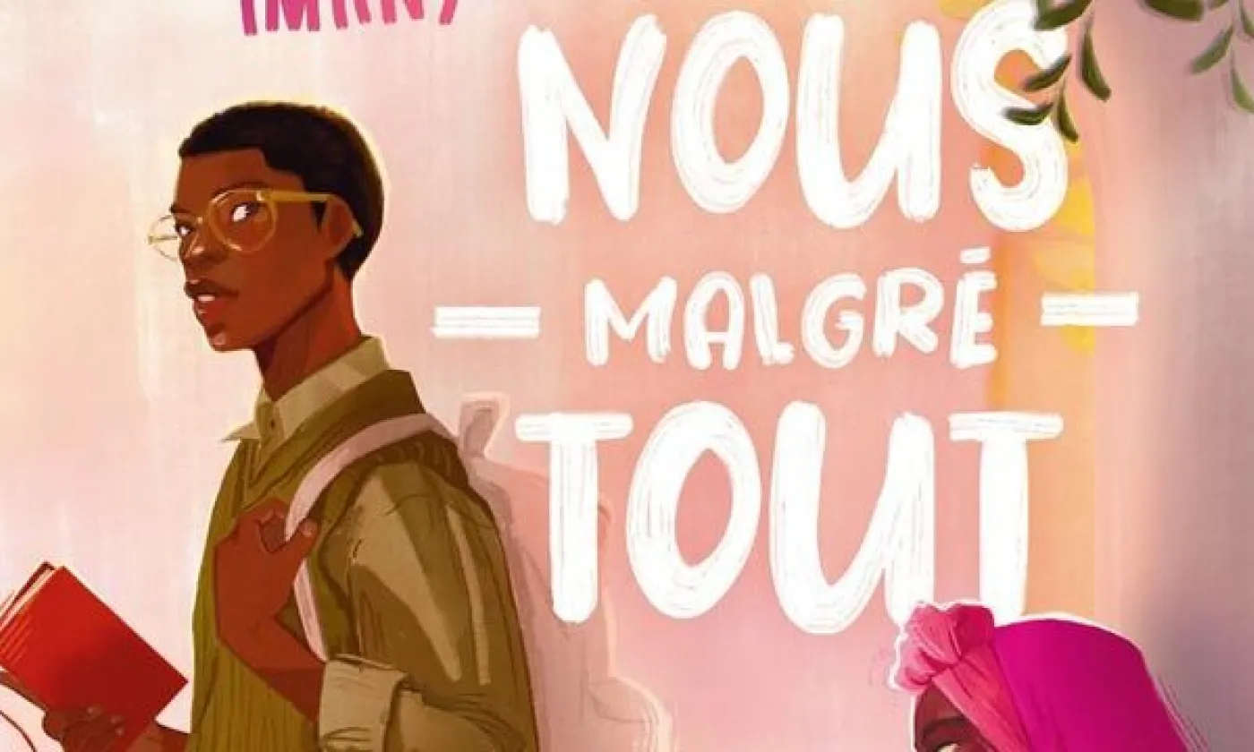 La couverture de "Nous, malgré tout" de LK Imany, l'un des fer de lance de la littérature halal