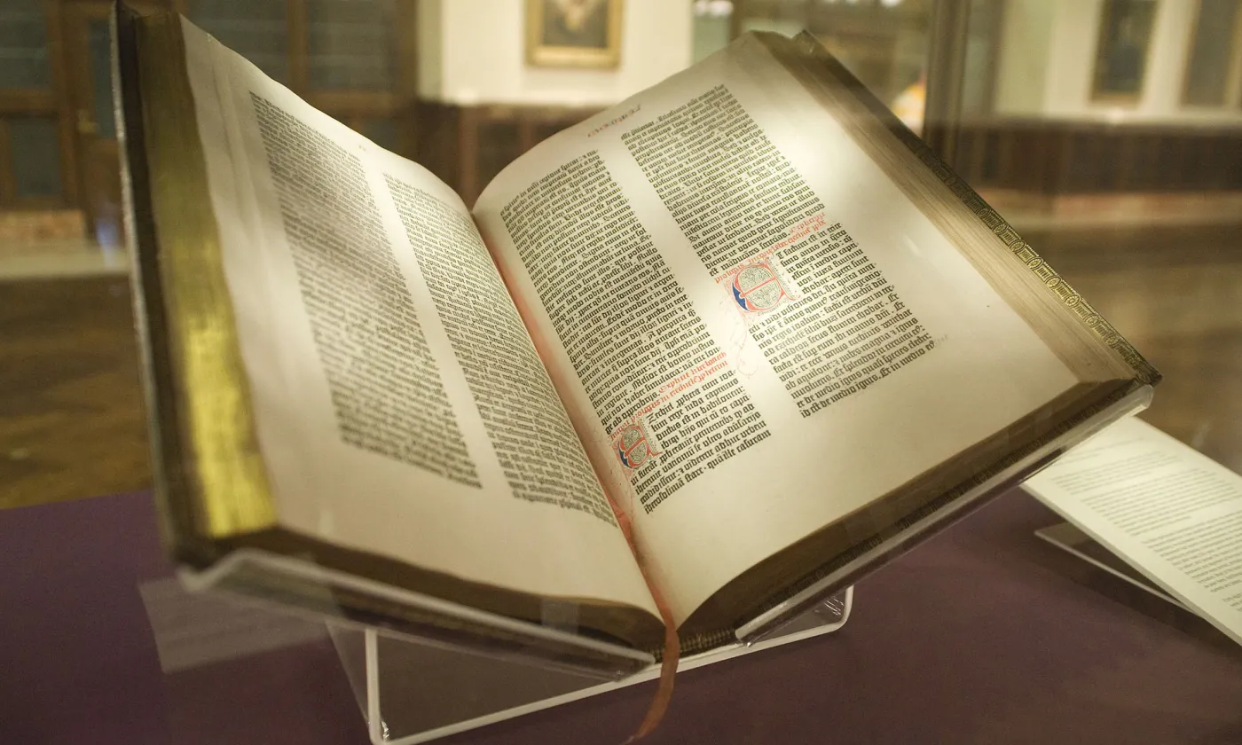 Bible de Gutenberg © Flickr CC BY-SA 2.0 / NYC Wanderer