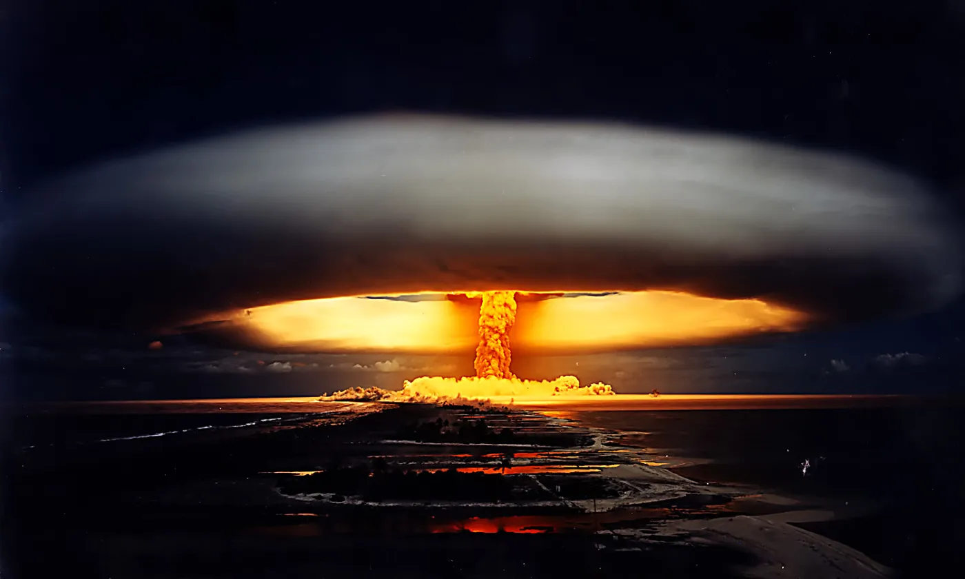 Essai nucléaire Licorne, Polynésie française, 3 juillet 1970 ©Flickr/Pierre J.