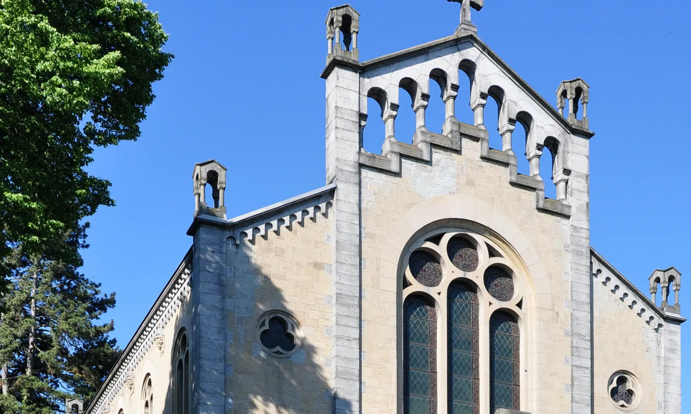Eglise réformée française de Zurich ©Roland zh, CC BY-SA 3.0, Wikimedia Commons