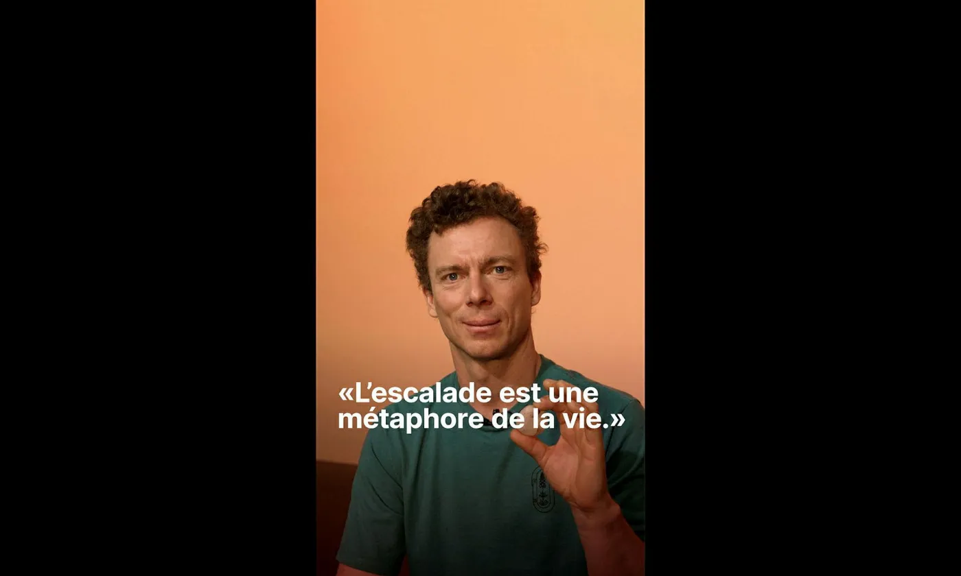 Vincent : «L’escalade est une métaphore de la vie.» ©RTSreligion