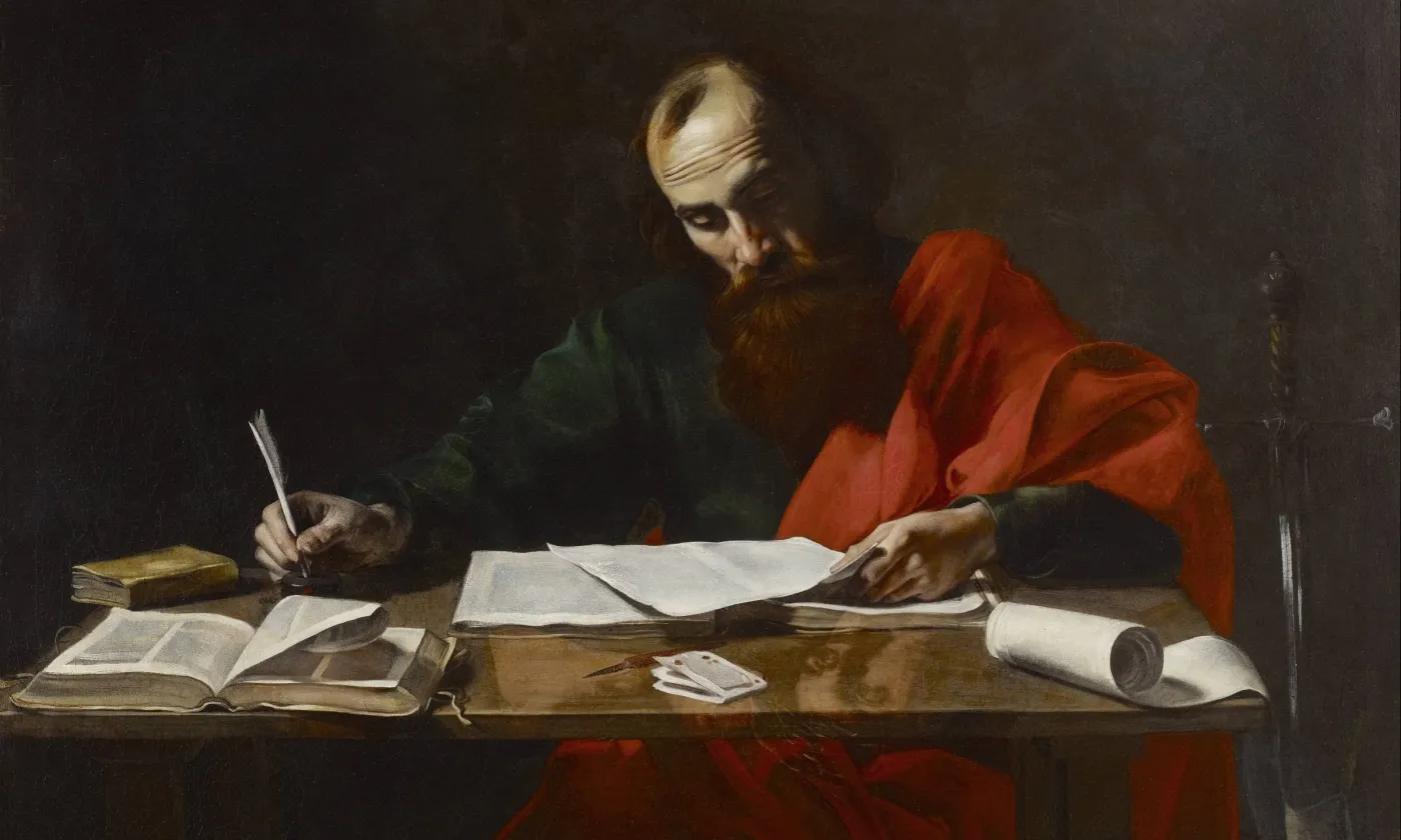 Paul de Tarse peint par Valentin de Boulogne Wikimedia commons