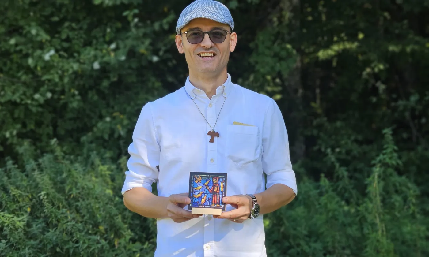 Lazar Preldakaj, pour qui St François dʹAssise est un exemple à suivre (c) Christine Mo Costabella, RTSreligion