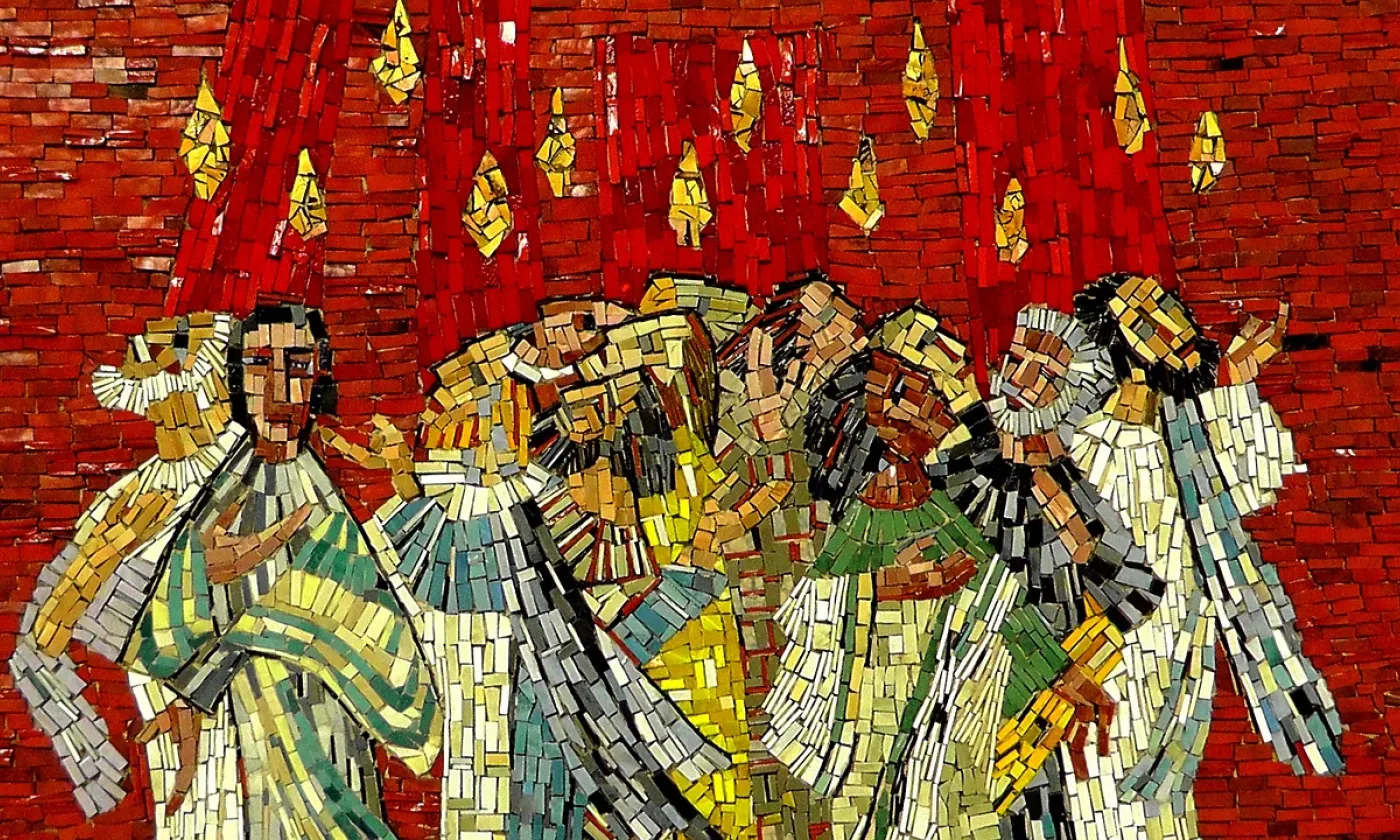 Mosaïque représentant la Pentecôte, dans la Basilique de Trier en Allemagne. ©Pixabay/Music4life