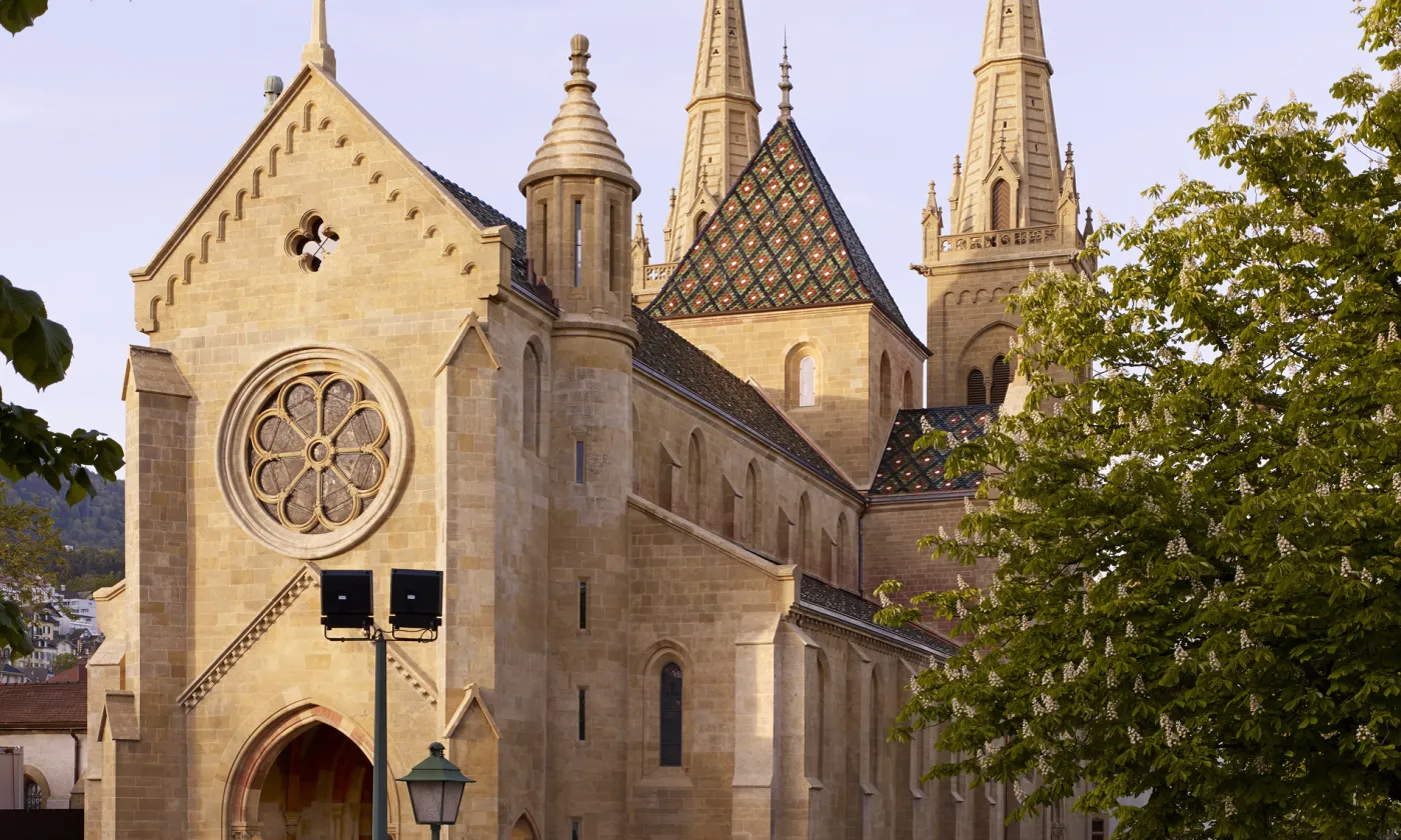 La Collégiale de Neuchâtel © Ville de Neuchâtel / yves-andre