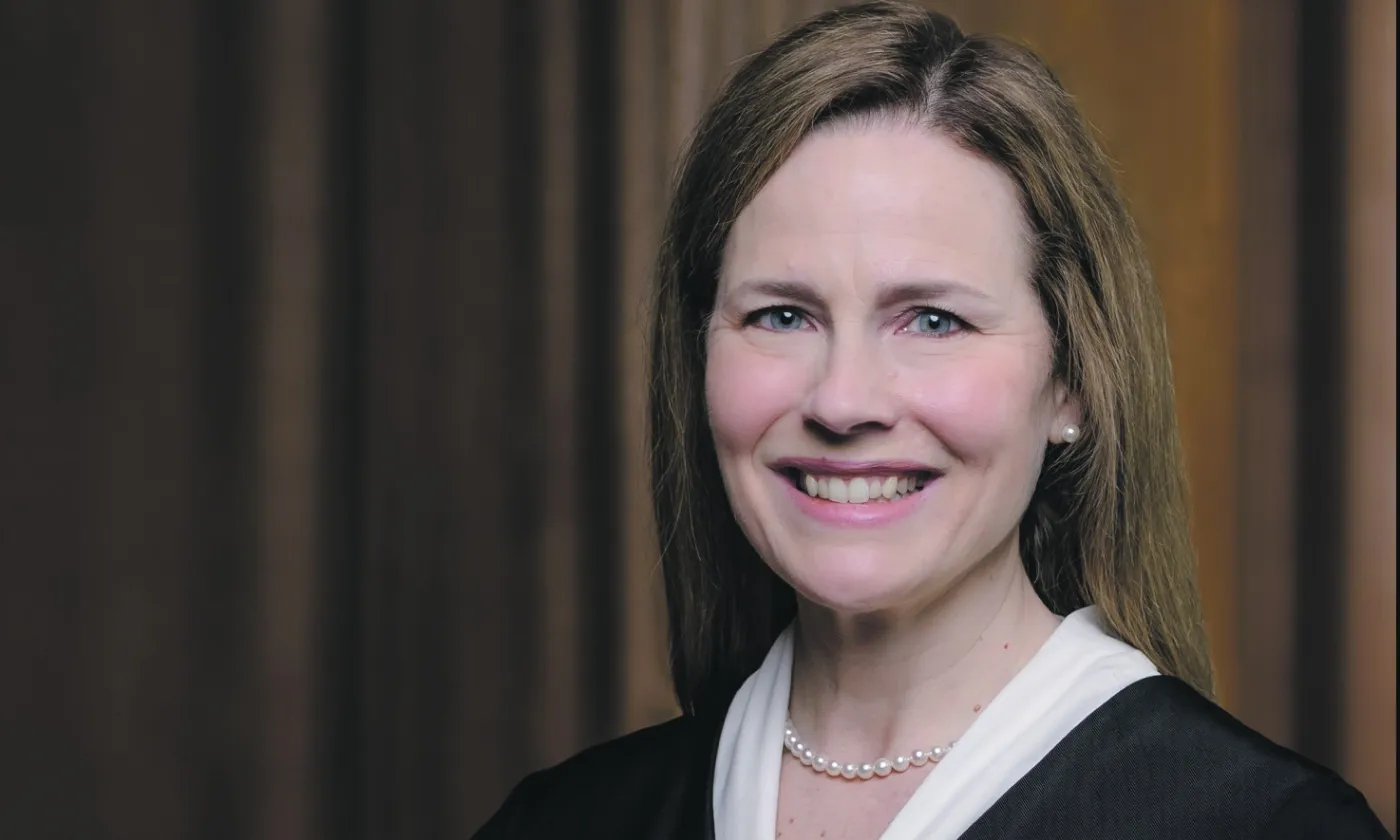 Catholique, mère de sept enfants, proche d’un mouvement charismatique et connue pour son opposition à l’avortement, Amy Coney Barrett a été nommée juge à la Cour suprême par Donald Trump en 2020. ©LDD