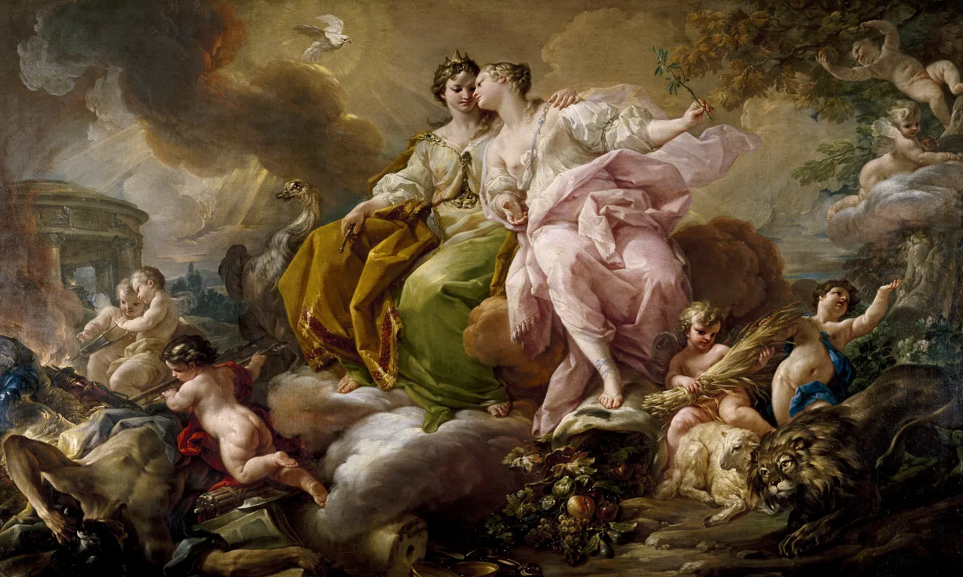 Corrado Giaquinto: Justice et Paix