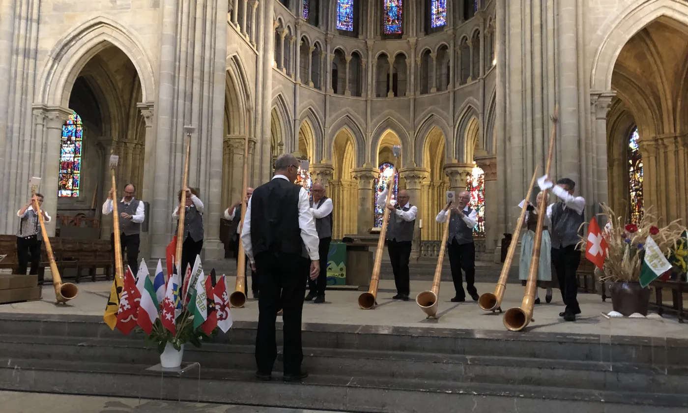 1er Août à la cathédrale de Lausanne ©Line Dépraz